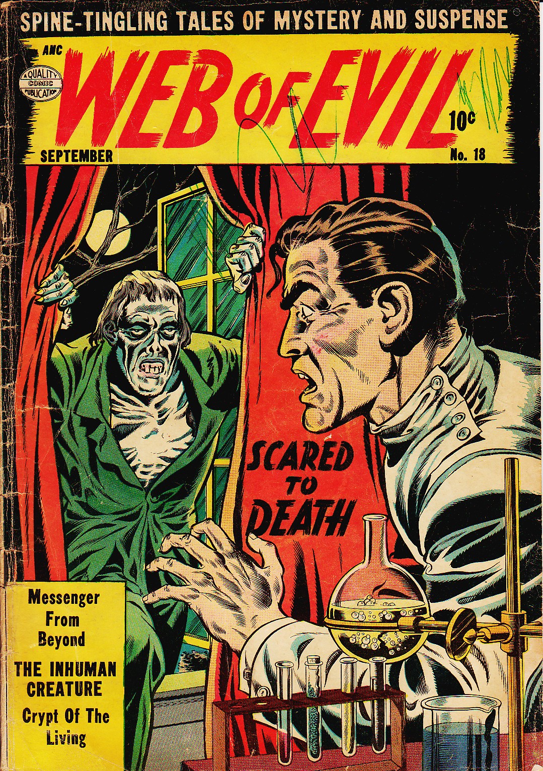 Read online Web of Evil comic -  Issue #18 - 1