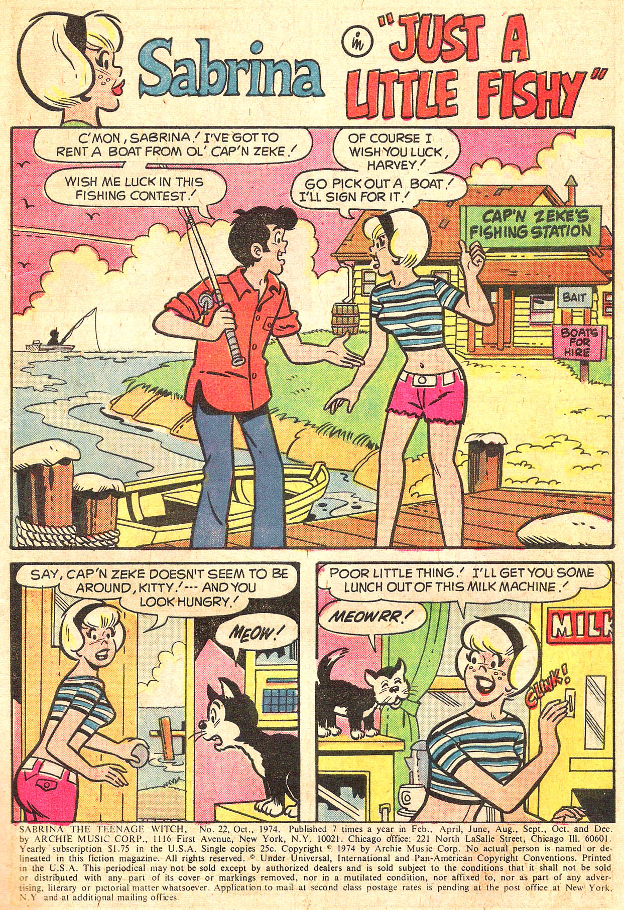 Read online Sabrina The Teenage Witch (1971) comic -  Issue #22 - 3