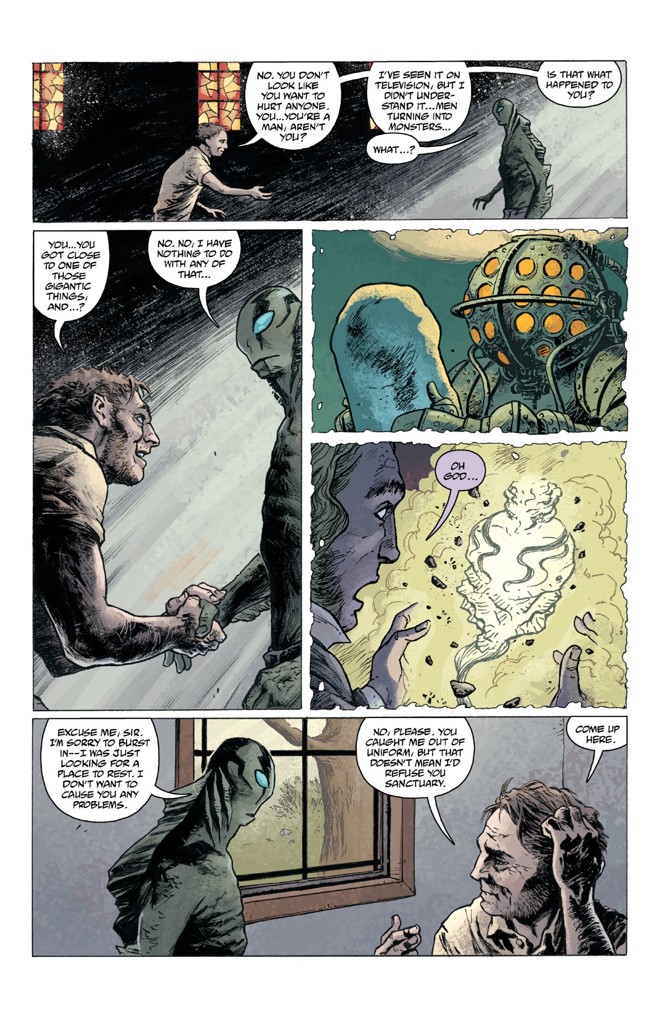 Read online Abe Sapien: Dark and Terrible and The New Race of Man comic -  Issue # TPB - 39