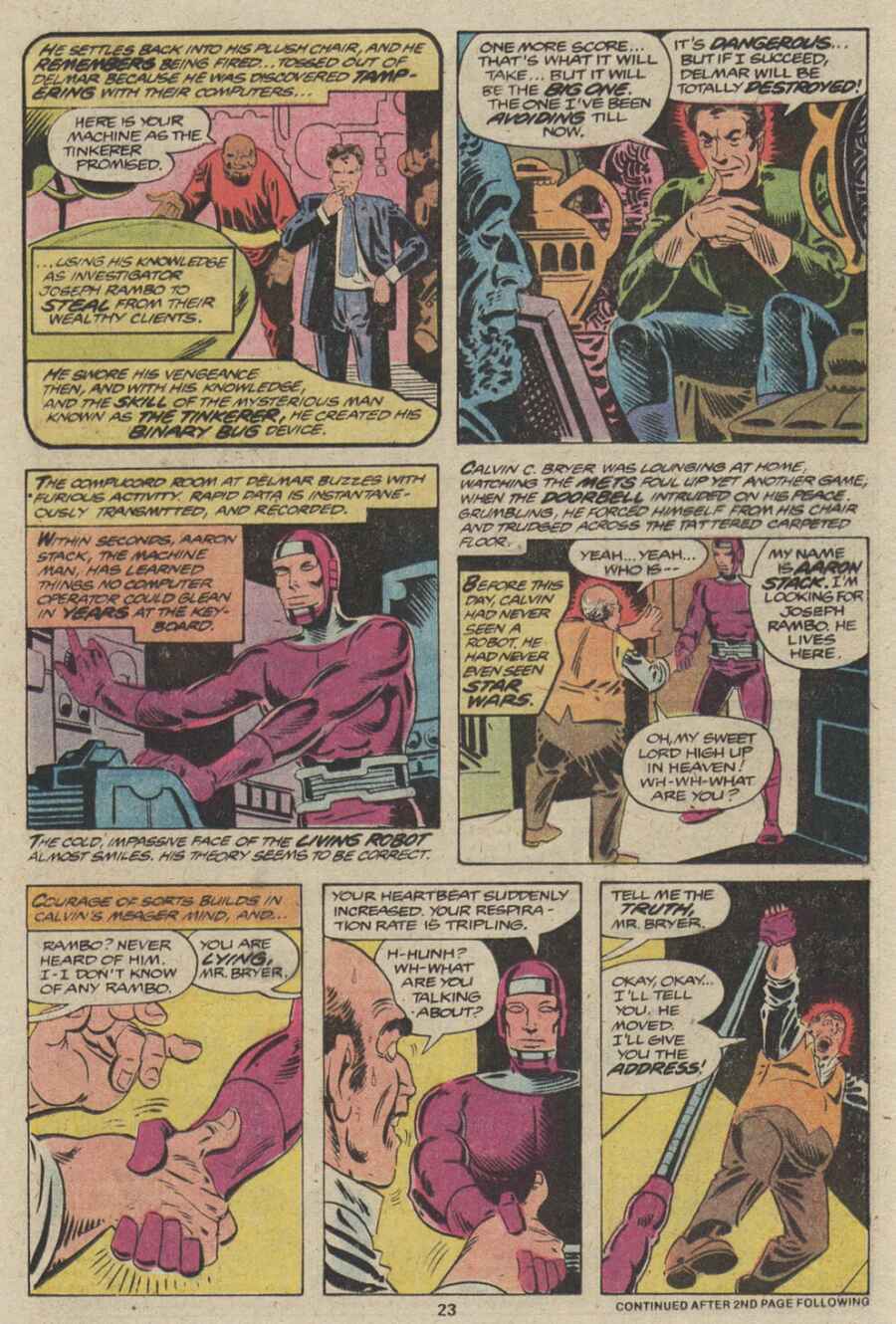 Read online Machine Man (1978) comic -  Issue #11 - 14