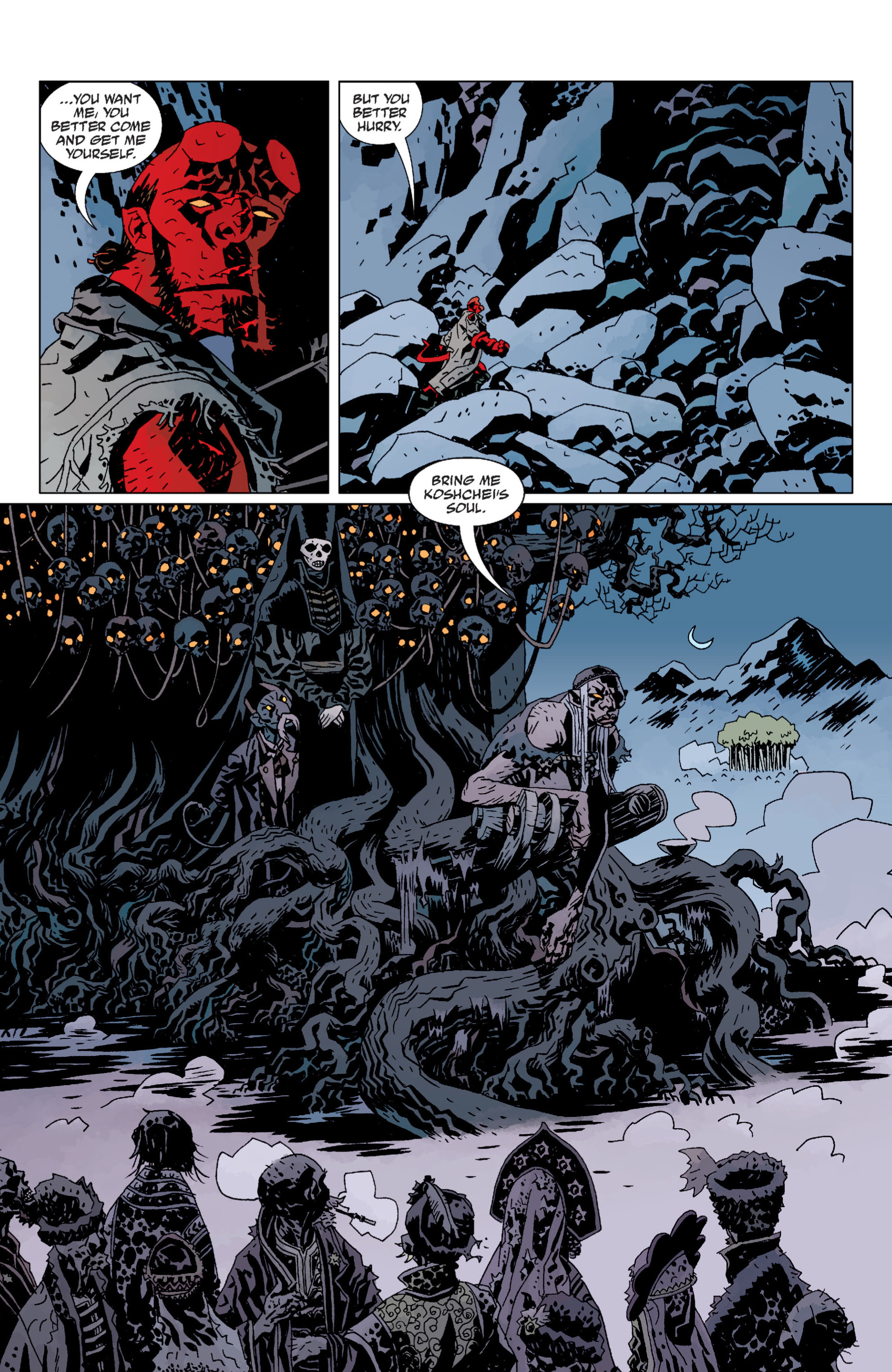 Read online Hellboy comic -  Issue #8 - 127