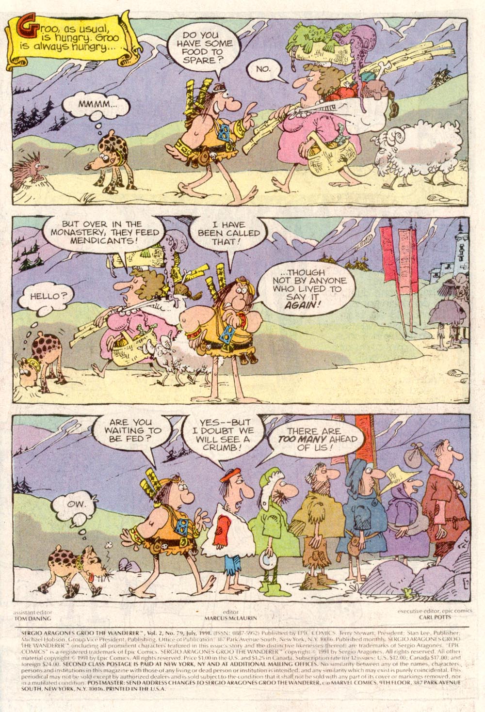 Read online Sergio Aragonés Groo the Wanderer comic -  Issue #79 - 2