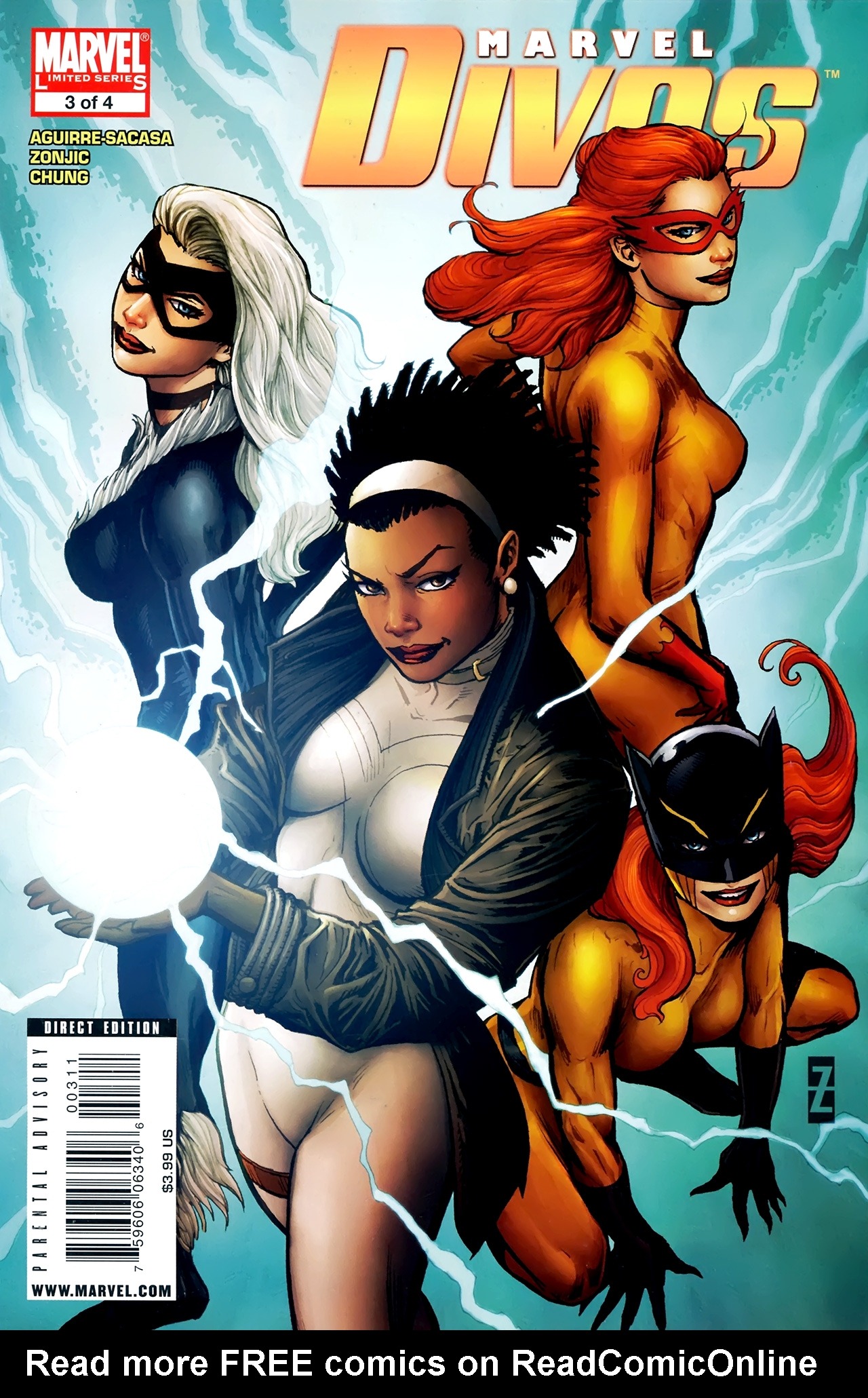 Read online Marvel Divas comic -  Issue #3 - 1