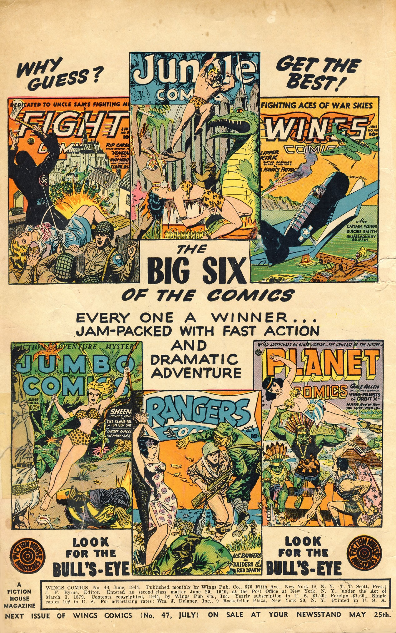 Read online Wings Comics comic -  Issue #46 - 2