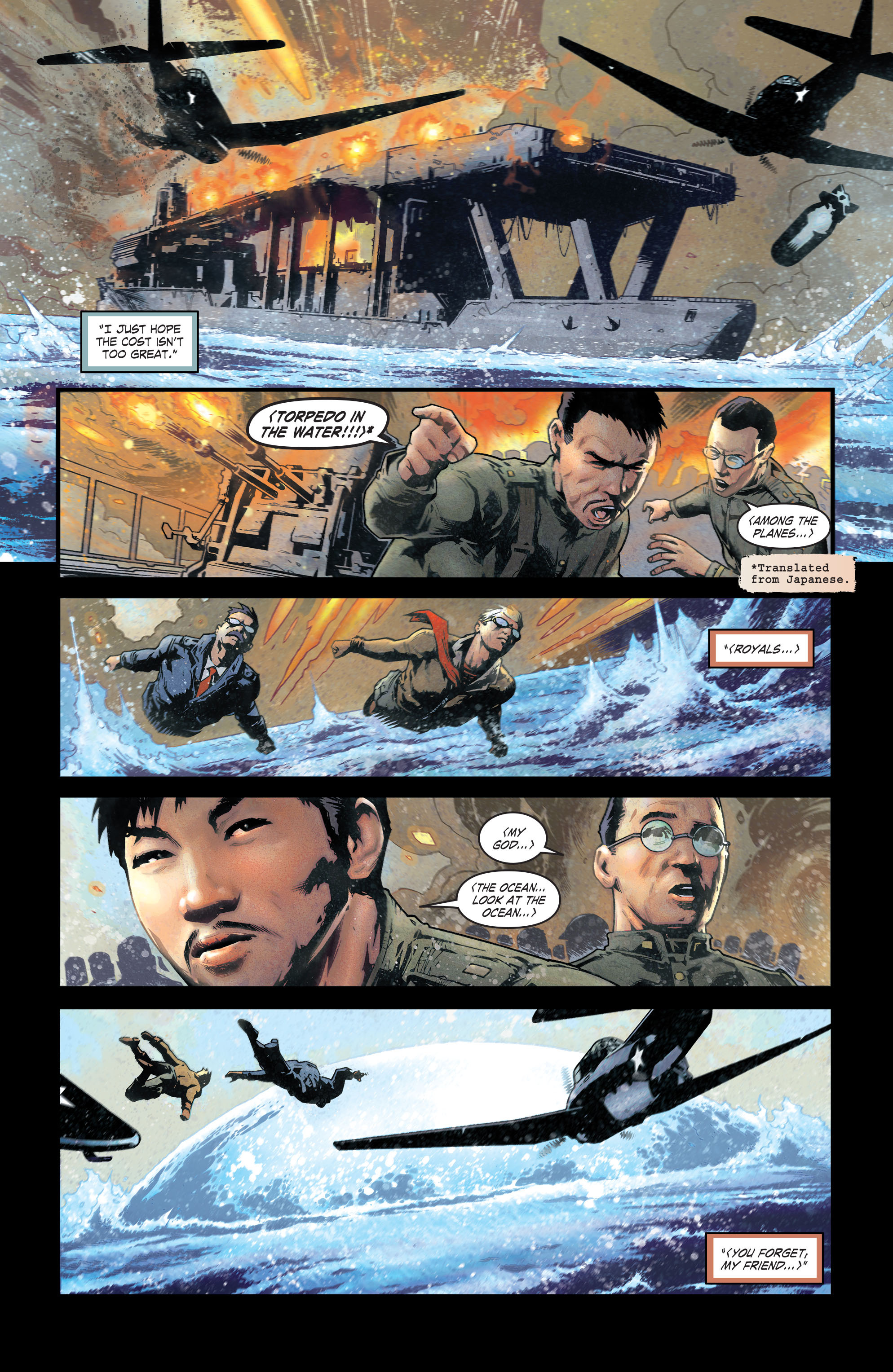 Read online The Royals: Masters of War comic -  Issue #3 - 4