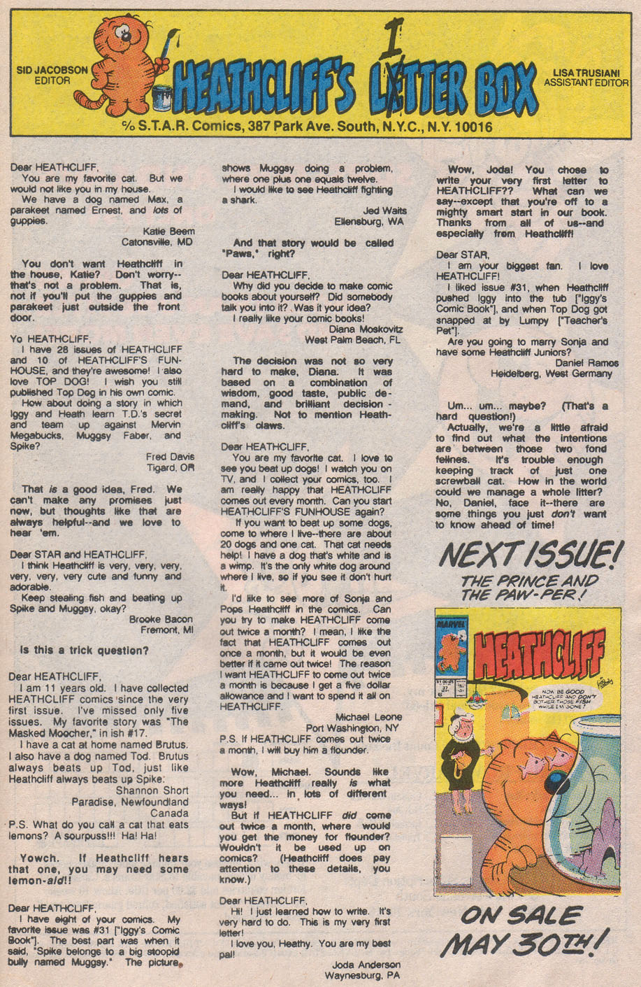 Read online Heathcliff comic -  Issue #36 - 33