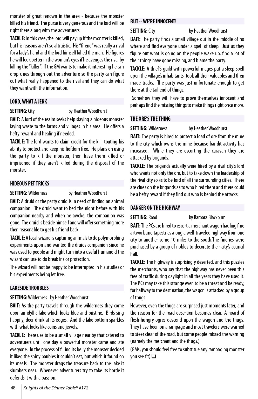 Read online Knights of the Dinner Table comic -  Issue #172 - 50