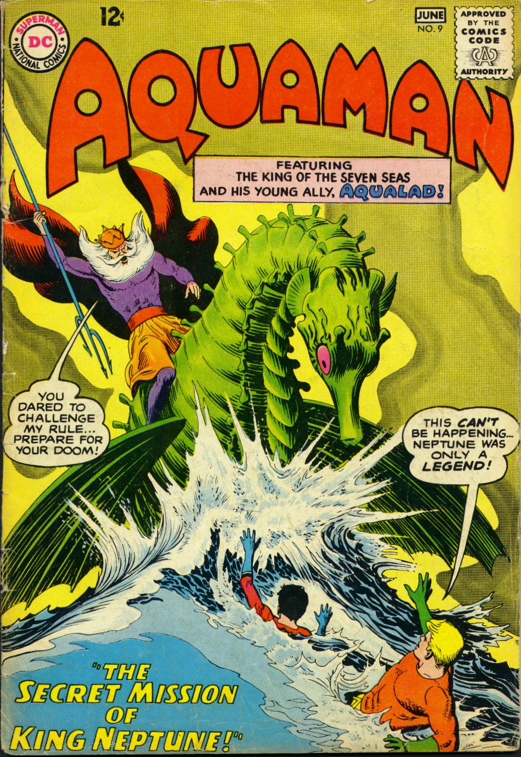 Read online Aquaman (1962) comic -  Issue #9 - 1