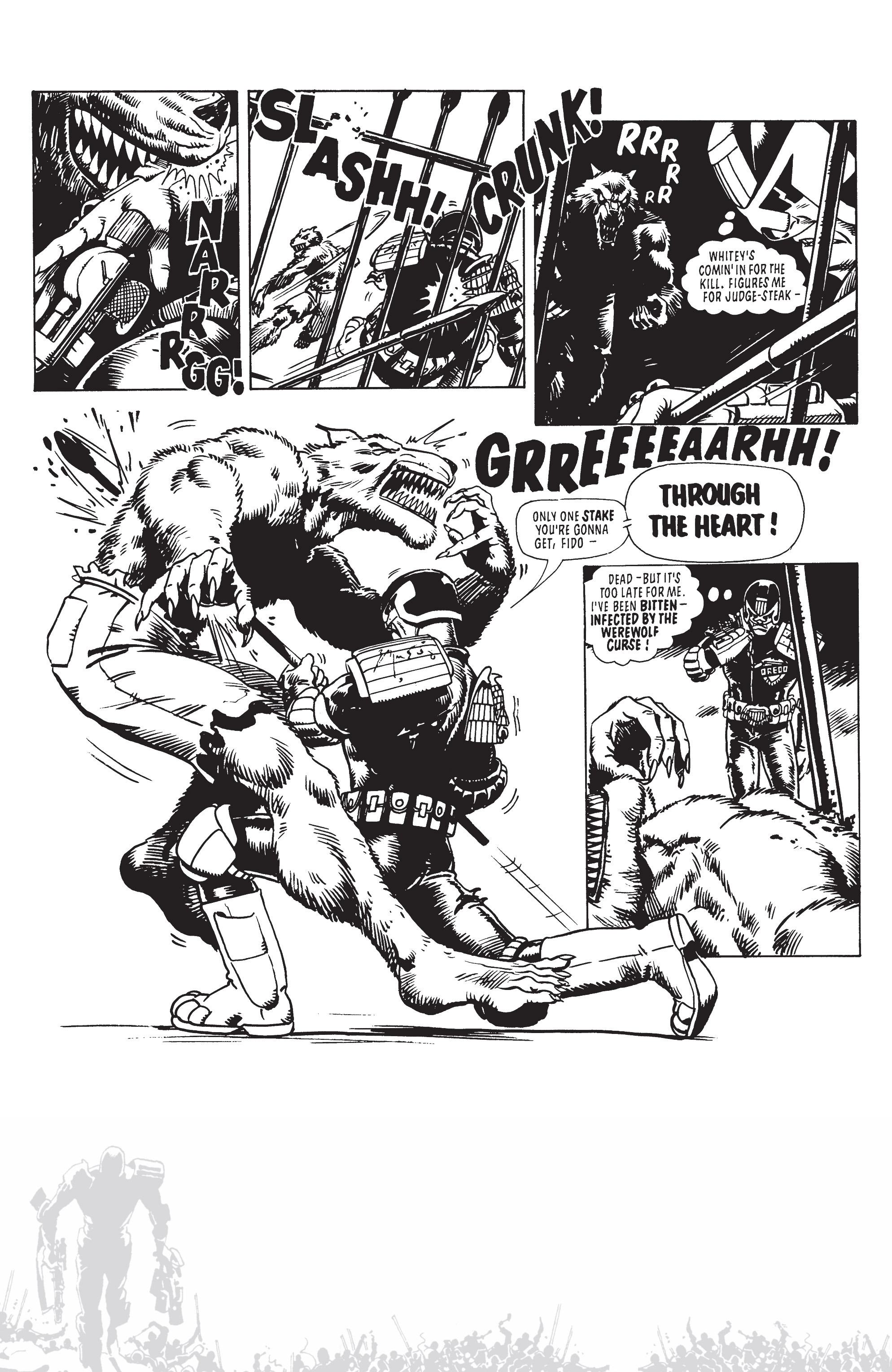 Read online Judge Dredd: Cry of the Werewolf comic -  Issue # Full - 38