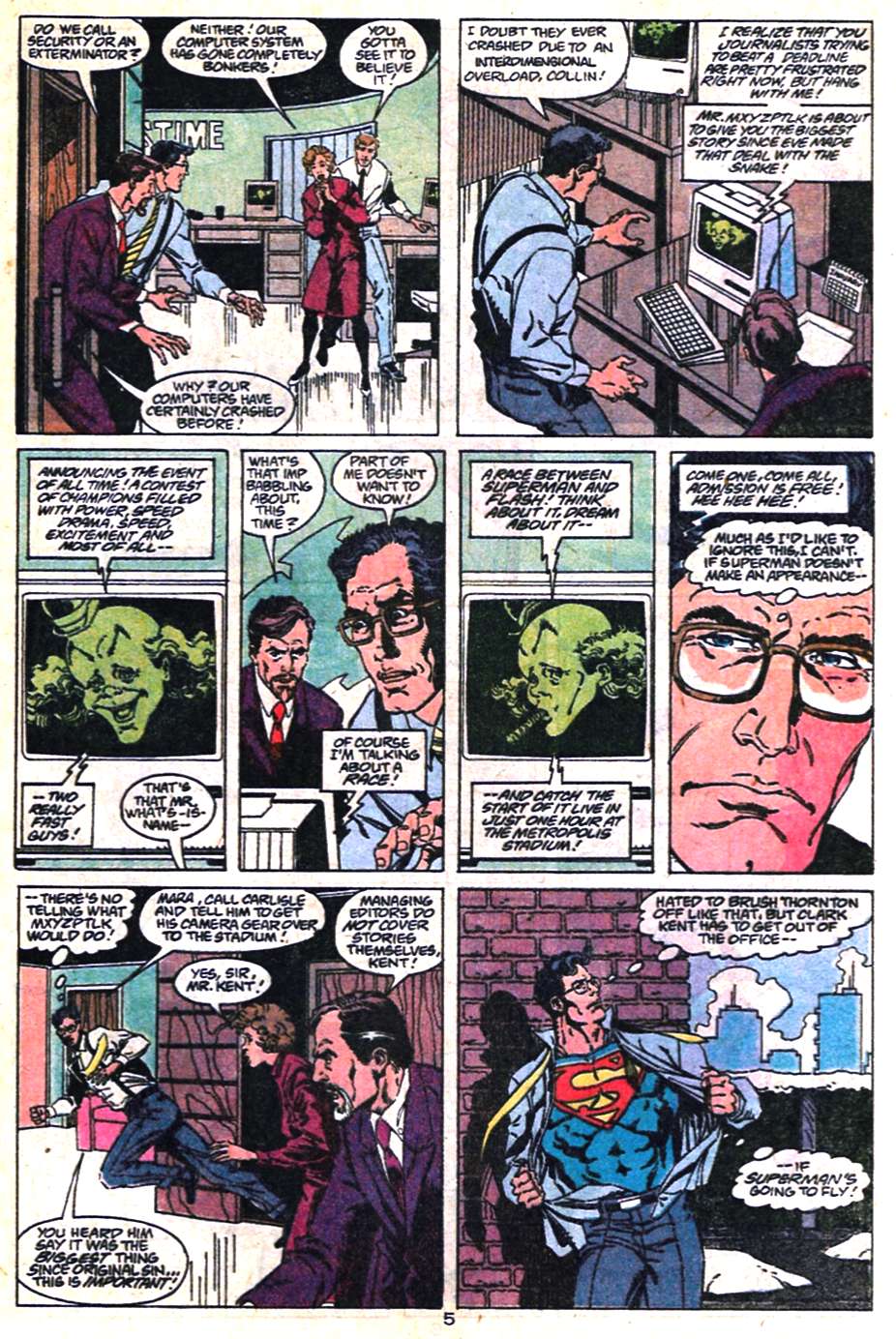 Read online Adventures of Superman (1987) comic -  Issue #463 - 5
