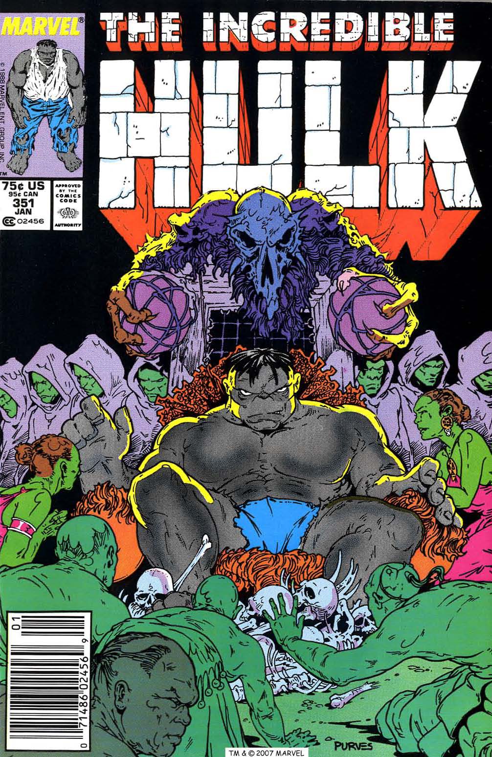 Read online The Incredible Hulk (1968) comic -  Issue #351 - 1