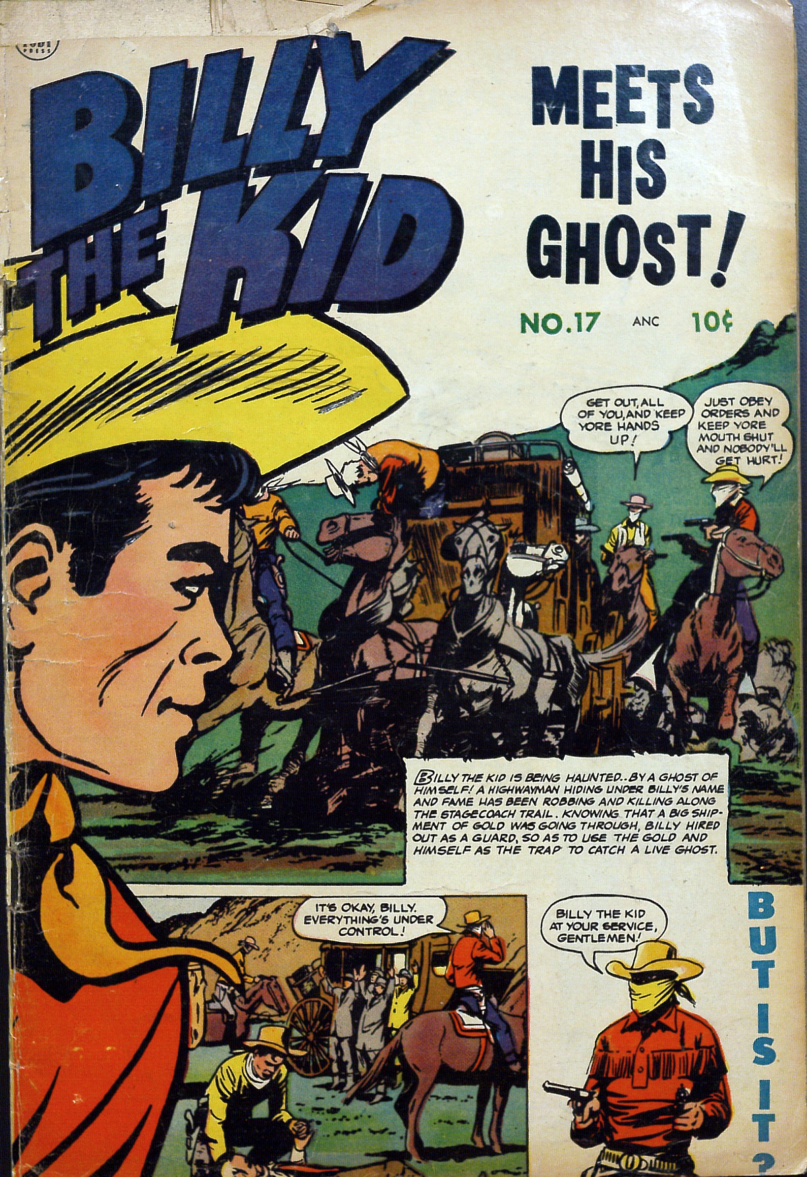 Read online Billy the Kid Adventure Magazine comic -  Issue #17 - 1