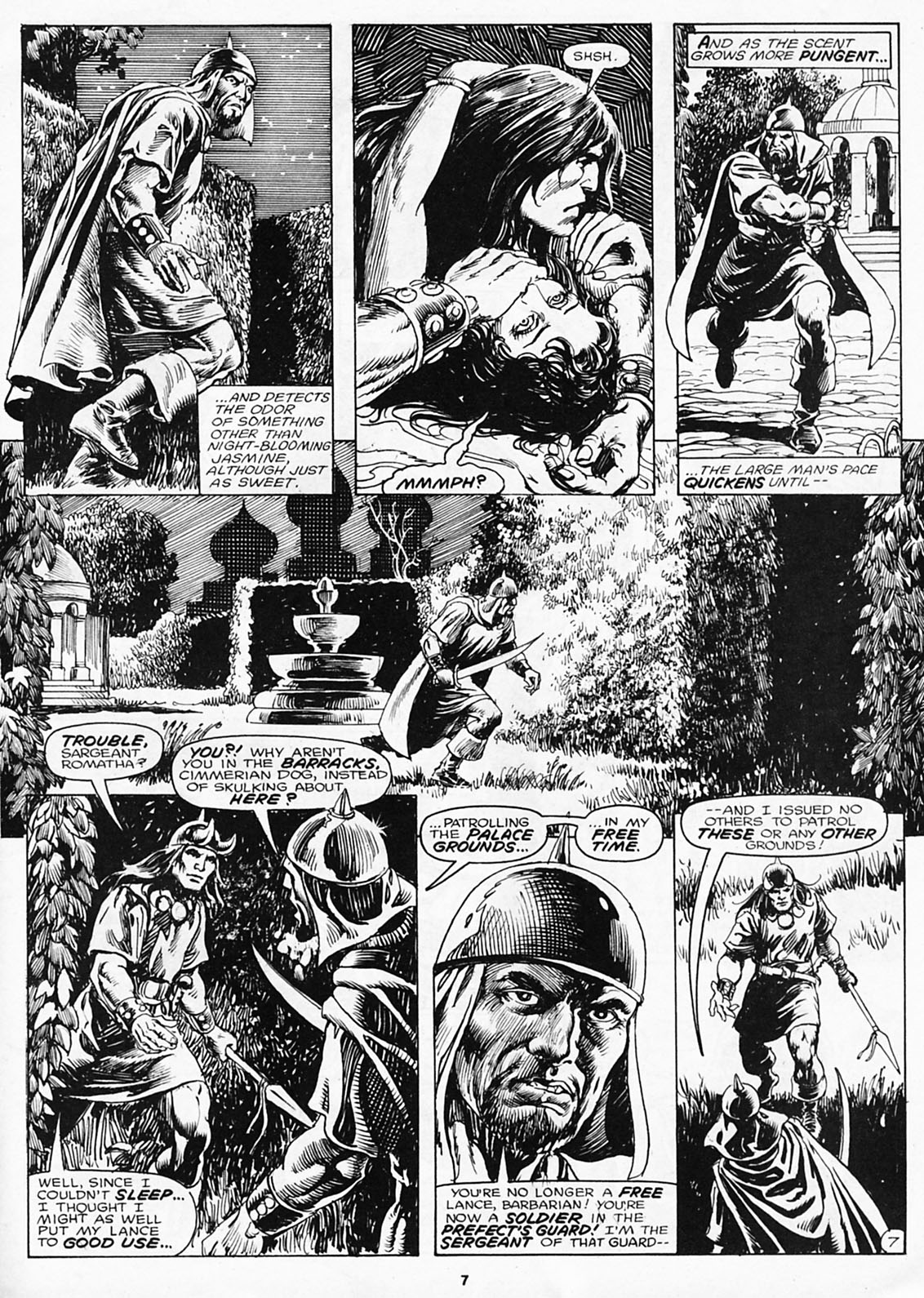 Read online The Savage Sword Of Conan comic -  Issue #180 - 9