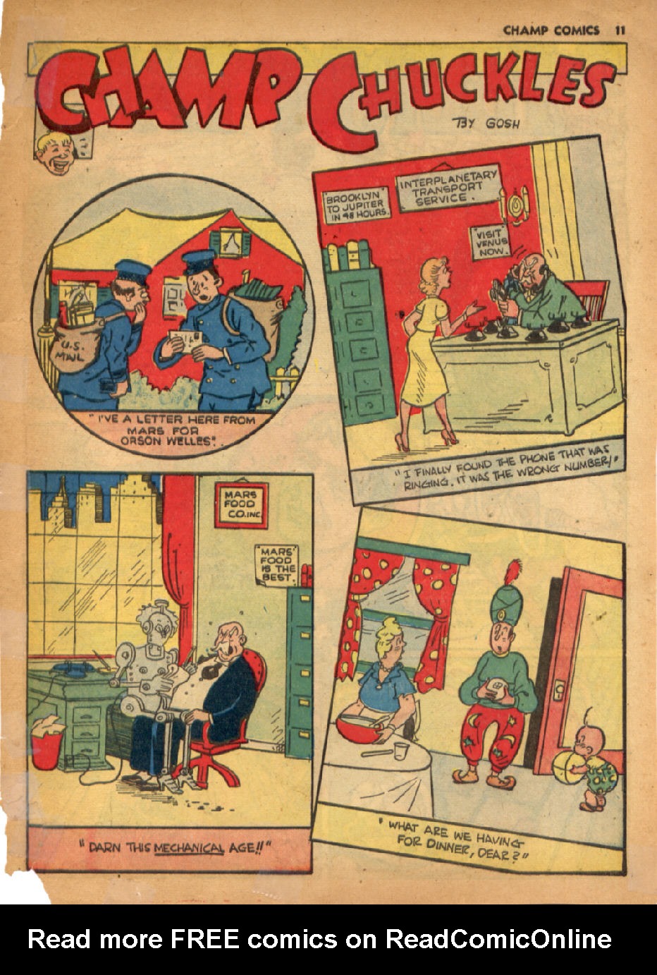 Read online Champ Comics comic -  Issue #13 - 13