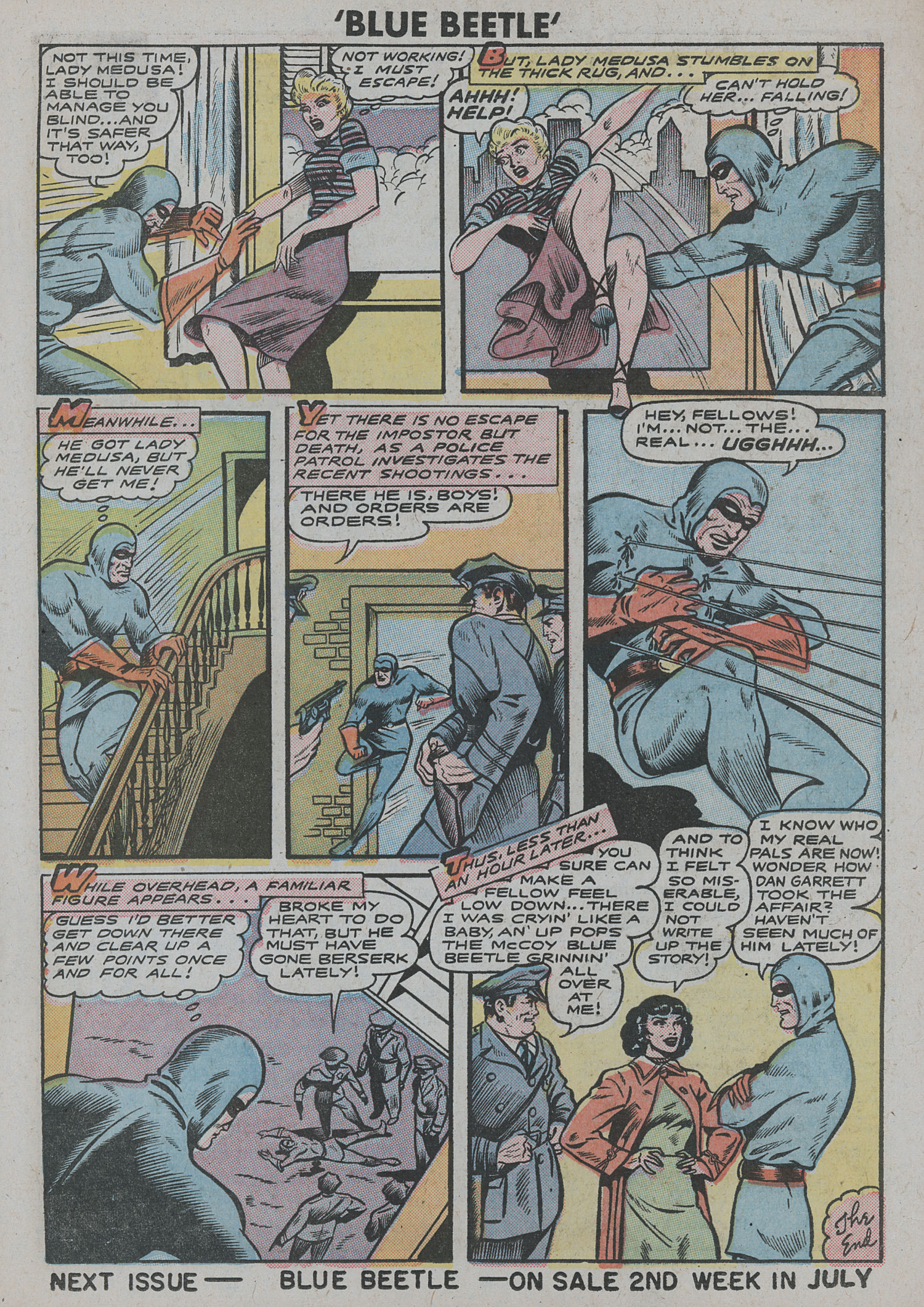 Read online The Blue Beetle comic -  Issue #57 - 20