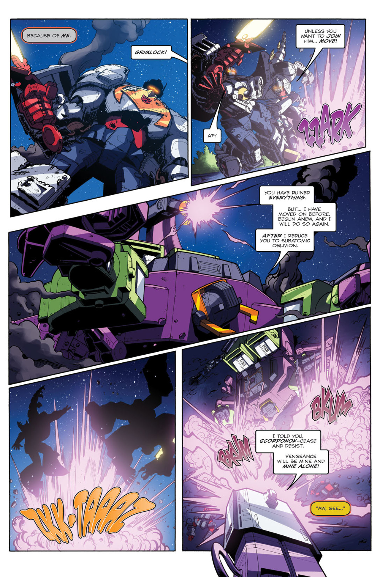 Read online The Transformers: Maximum Dinobots comic -  Issue #5 - 5