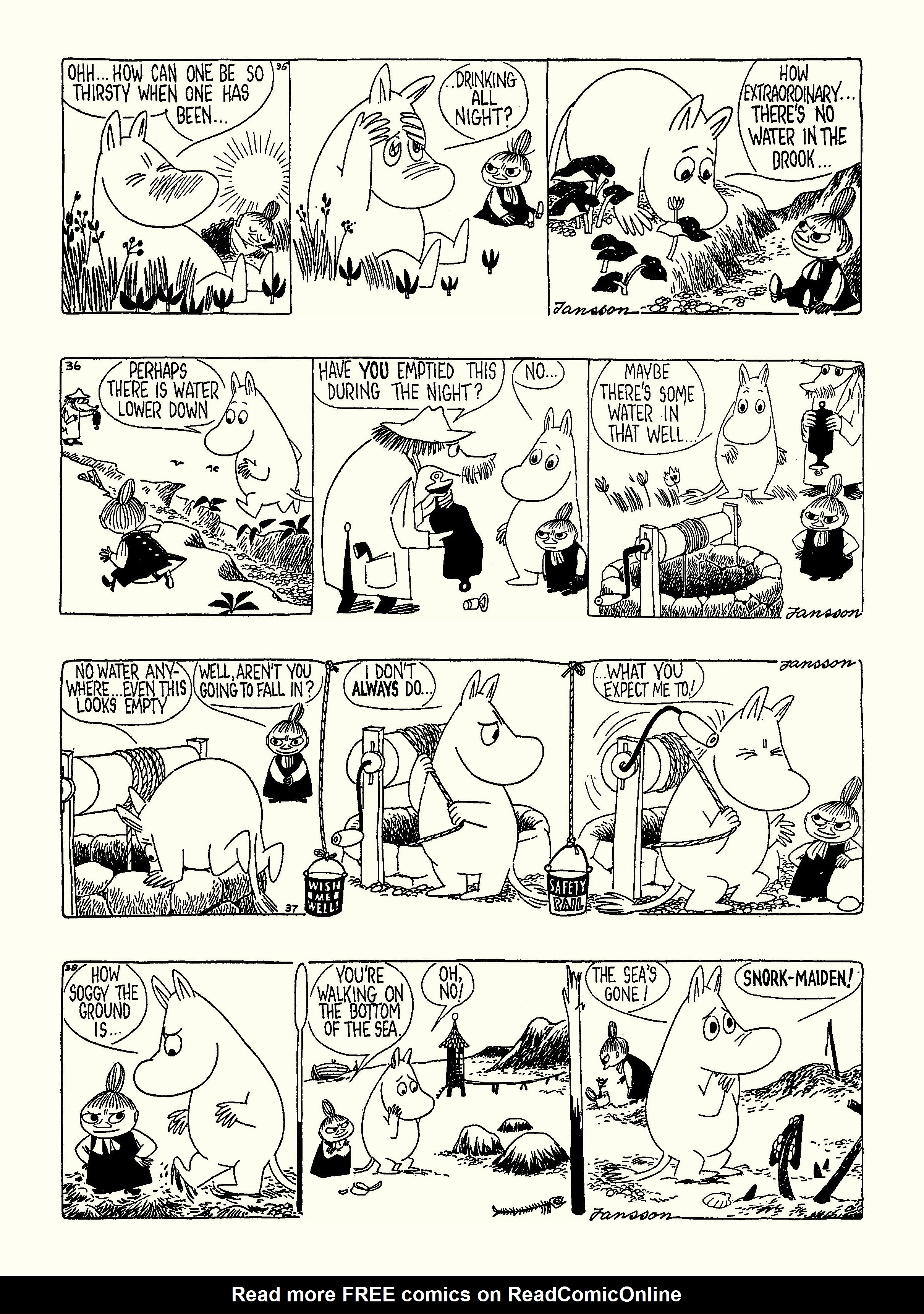 Read online Moomin: The Complete Tove Jansson Comic Strip comic -  Issue # TPB 4 - 67