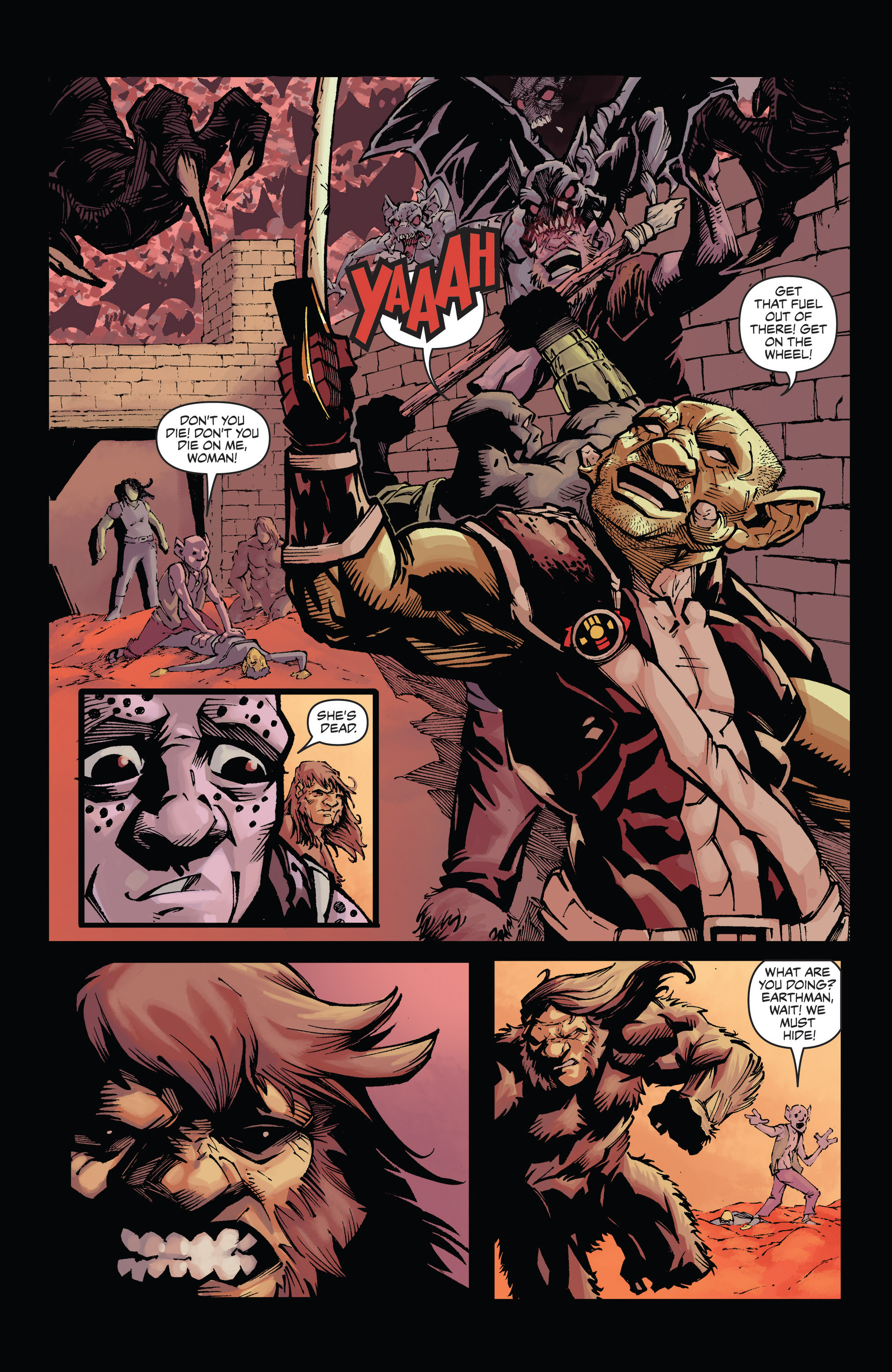 Read online Bigfoot: Sword of the Earthman (2015) comic -  Issue #2 - 13