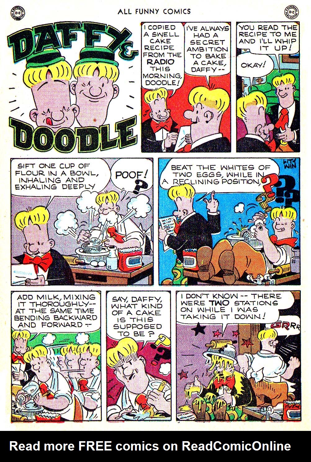 Read online All Funny Comics comic -  Issue #8 - 16