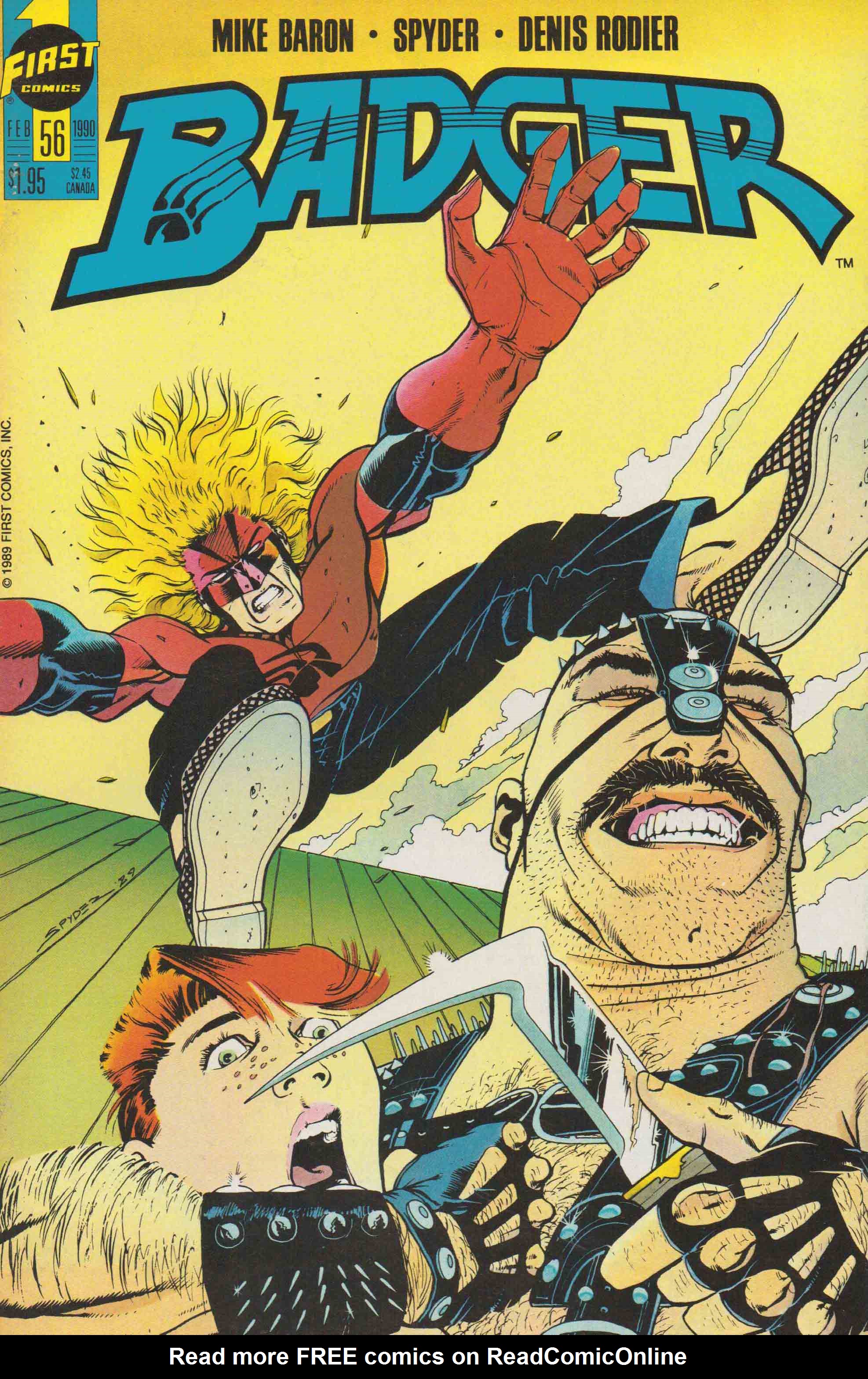 Read online The Badger comic -  Issue #56 - 1