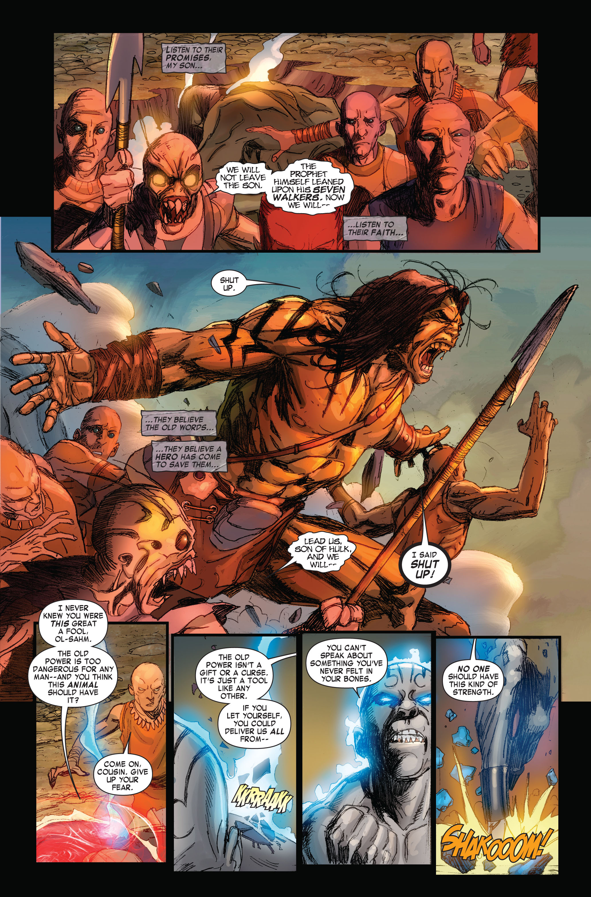 Read online Skaar: Son of Hulk comic -  Issue #5 - 7