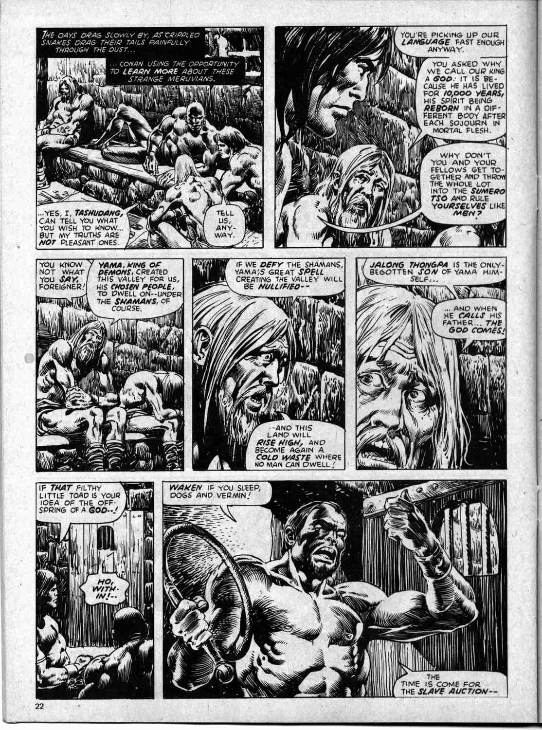 Read online The Savage Sword Of Conan comic -  Issue #59 - 22