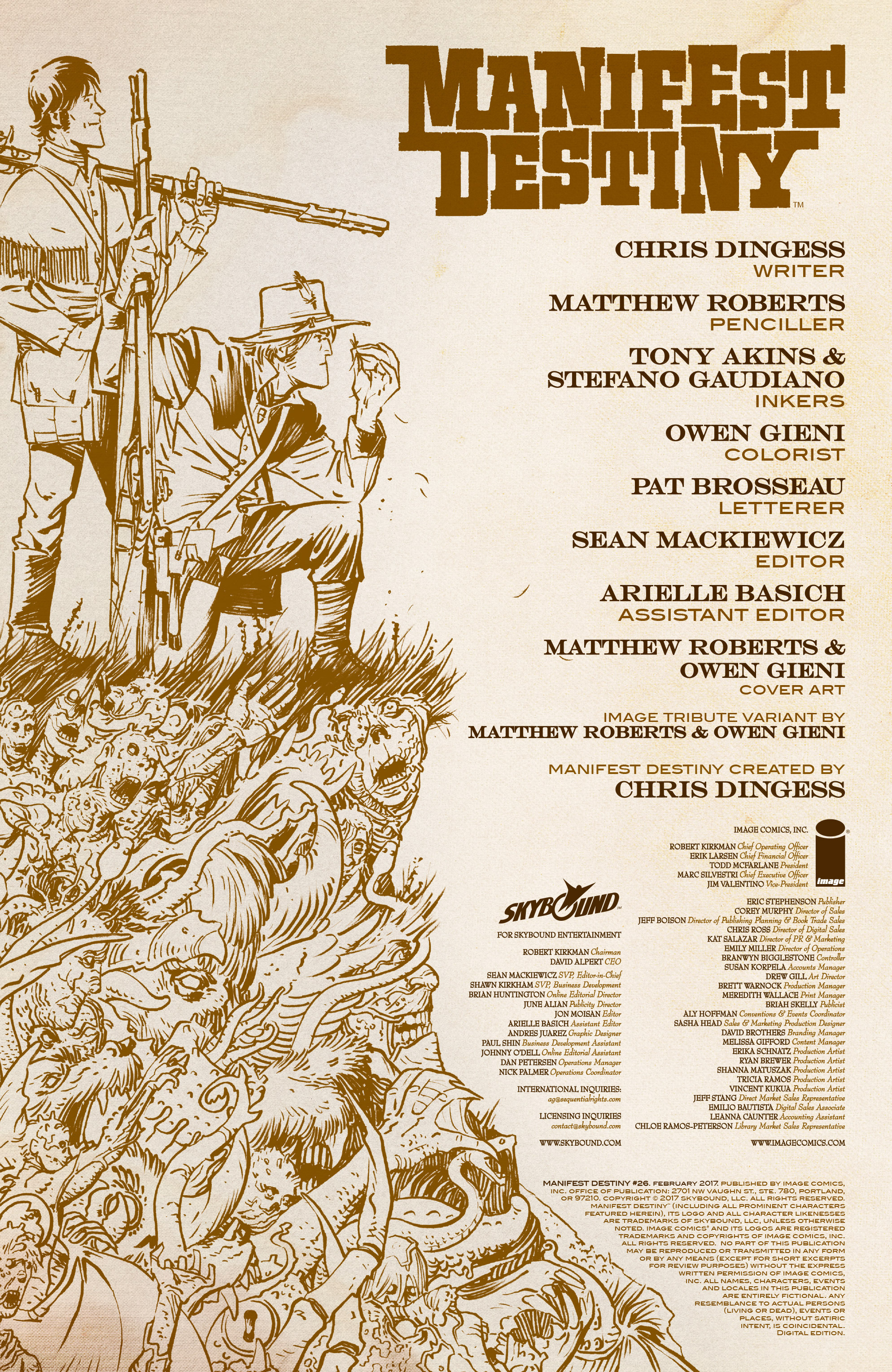 Read online Manifest Destiny comic -  Issue #26 - 2