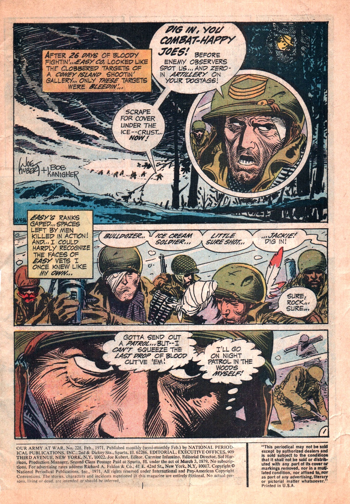 Read online Our Army at War (1952) comic -  Issue #228 - 2