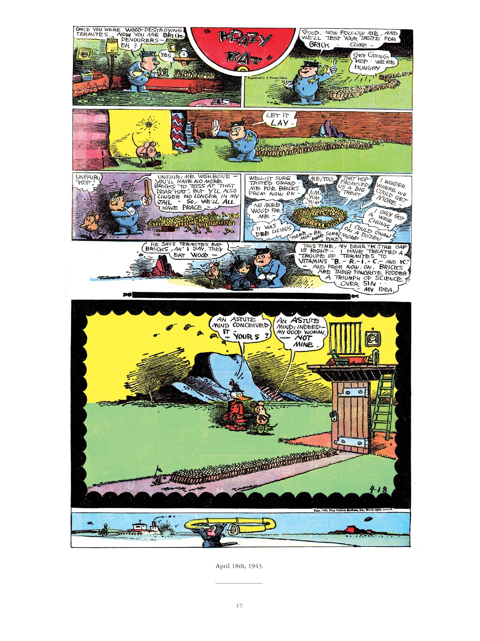 Read online Krazy & Ignatz comic -  Issue # TPB 13 - 43