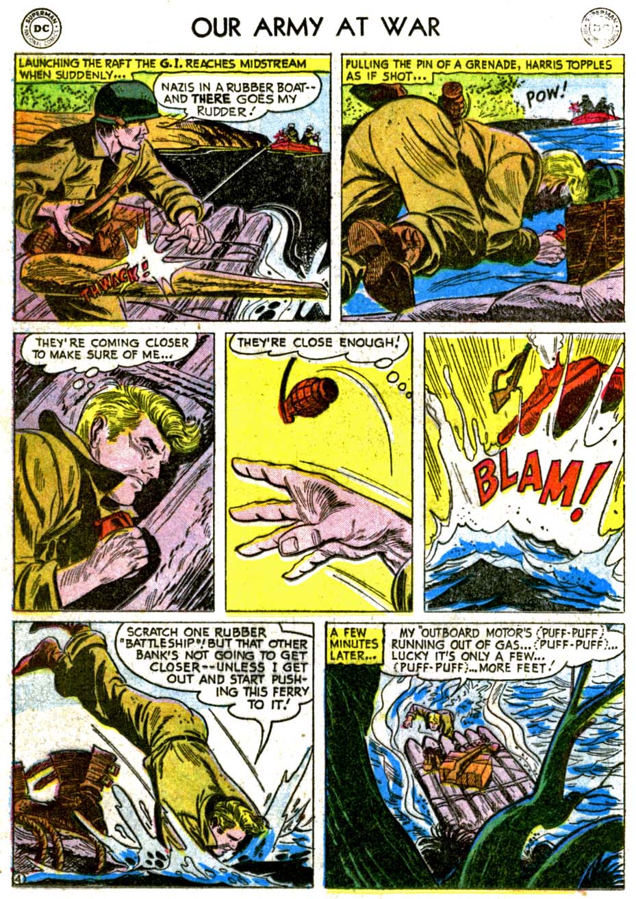 Read online Our Army at War (1952) comic -  Issue #40 - 16