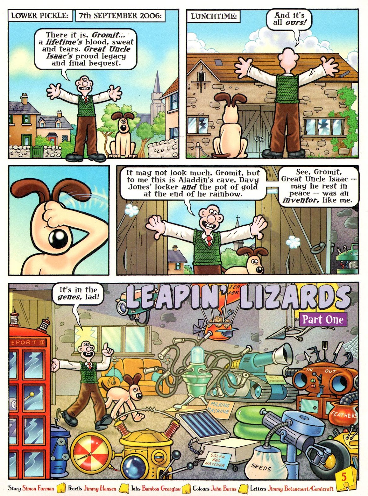 Wallace & Gromit Comic issue 11 - Page 5