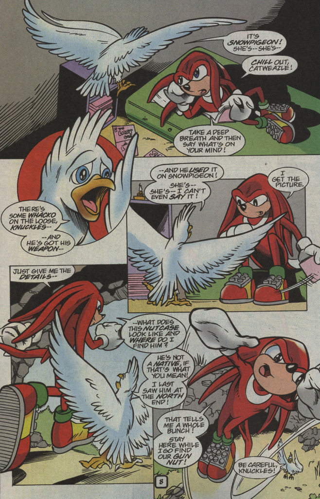 Read online Knuckles the Echidna comic -  Issue #30 - 12