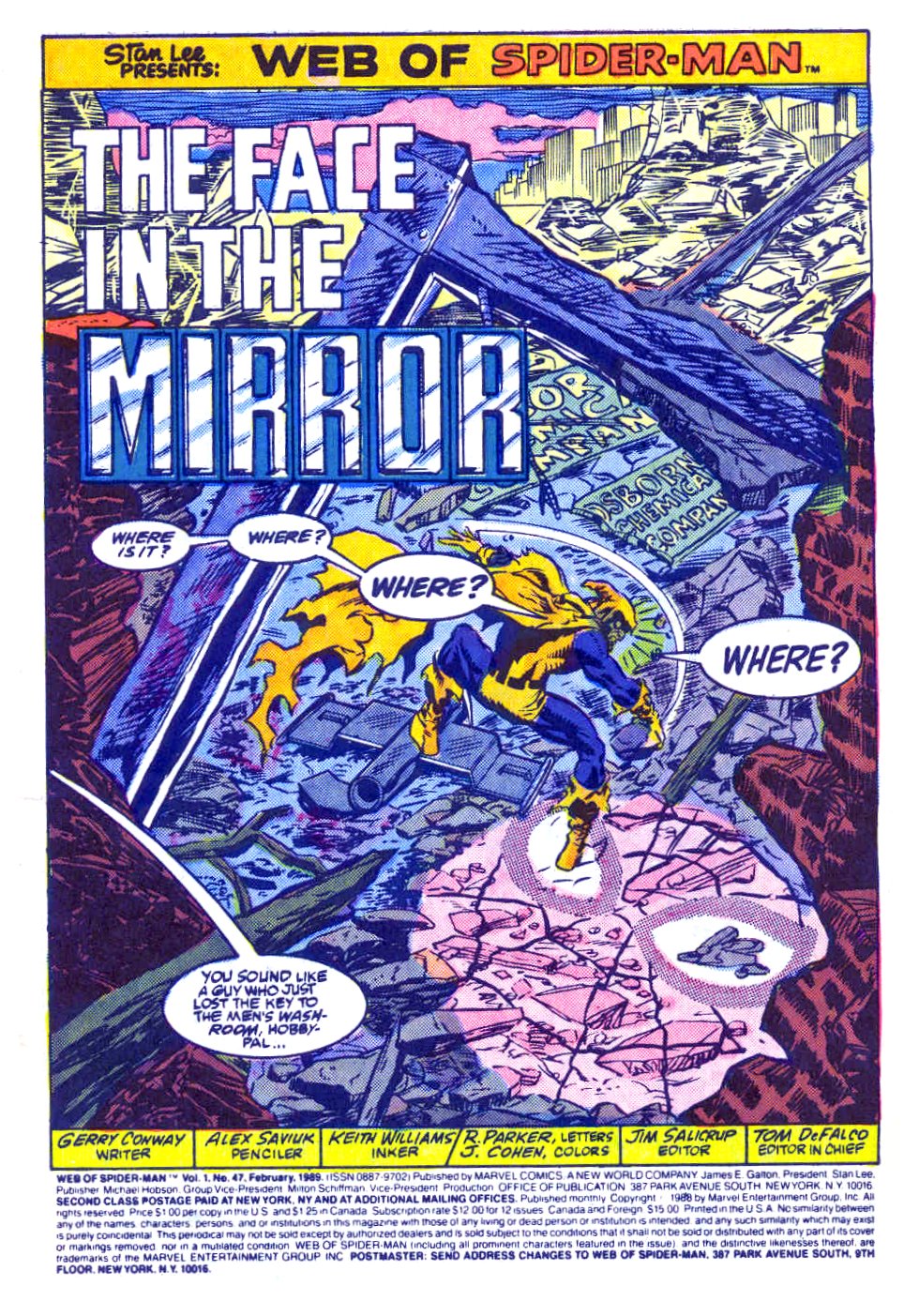Read online Web of Spider-Man (1985) comic -  Issue #47 - 3