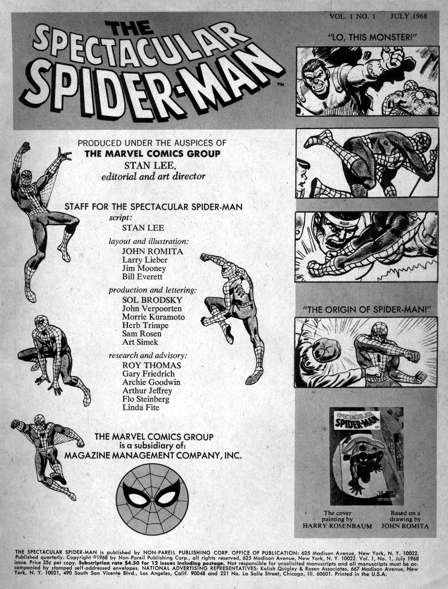 Read online Spectacular Spider-Man Magazine comic -  Issue #1 - 2