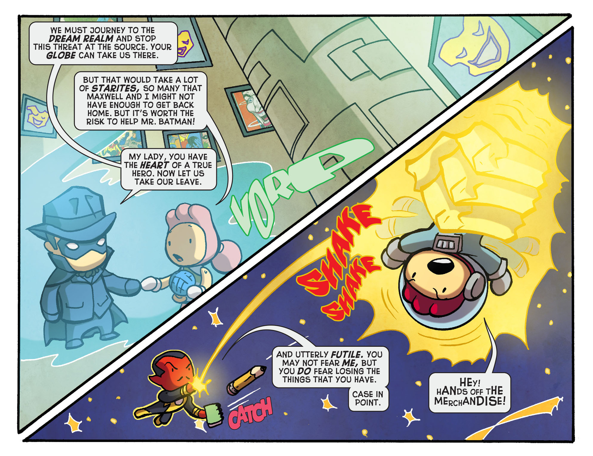 Read online Scribblenauts Unmasked: A Crisis of Imagination comic -  Issue #7 - 4