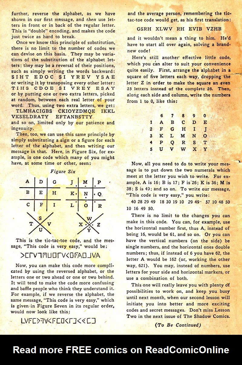 Read online Shadow Comics comic -  Issue #20 - 63