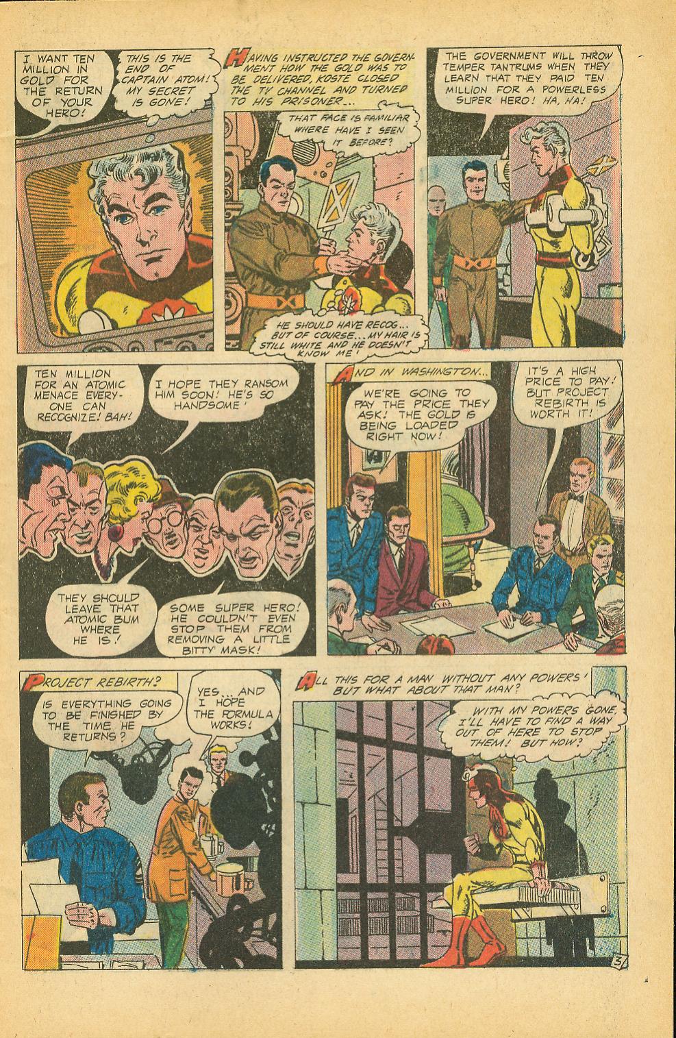 Read online Captain Atom (1965) comic -  Issue #84 - 5