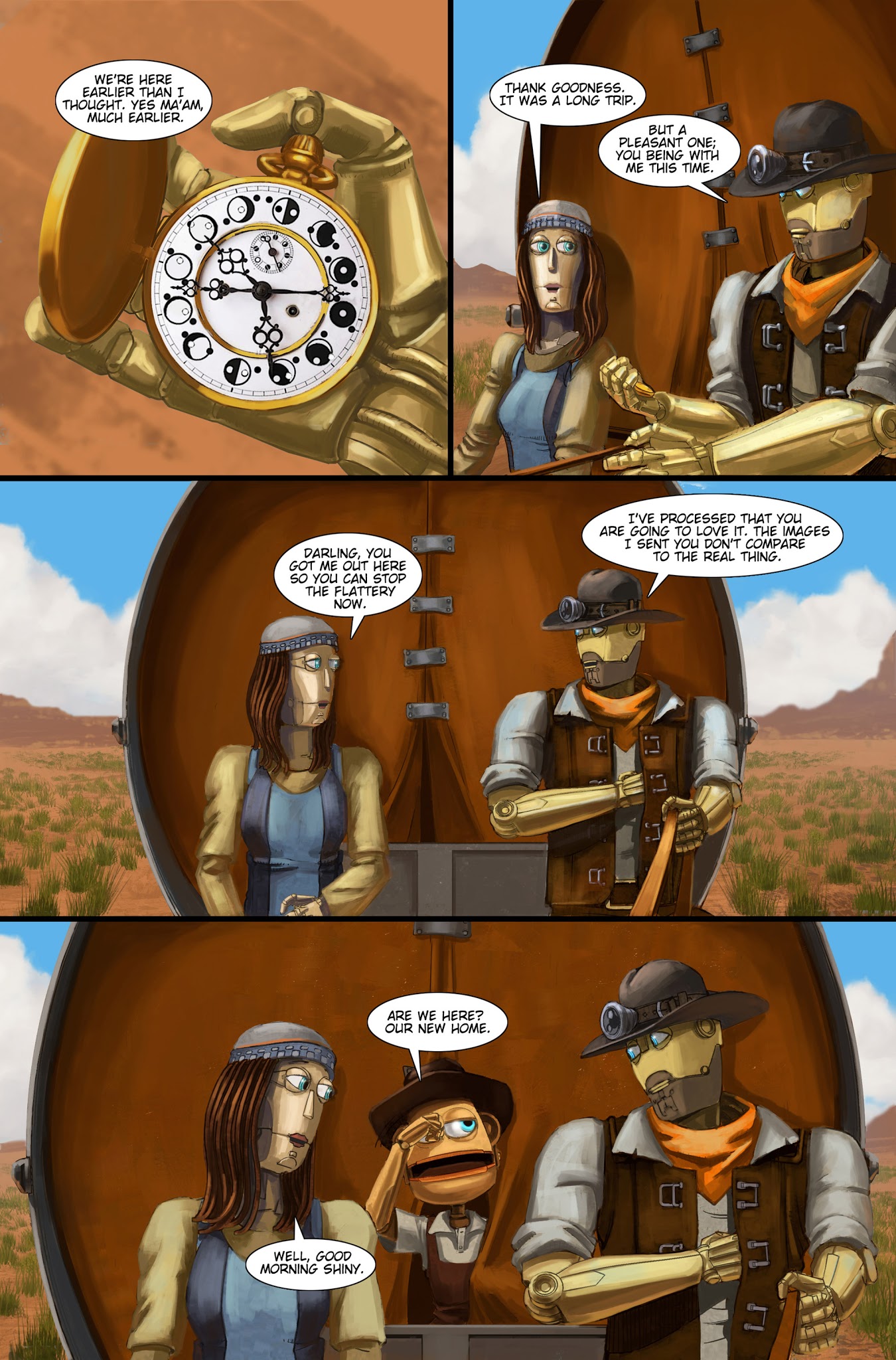 Read online Robot Western comic -  Issue #1 - 23