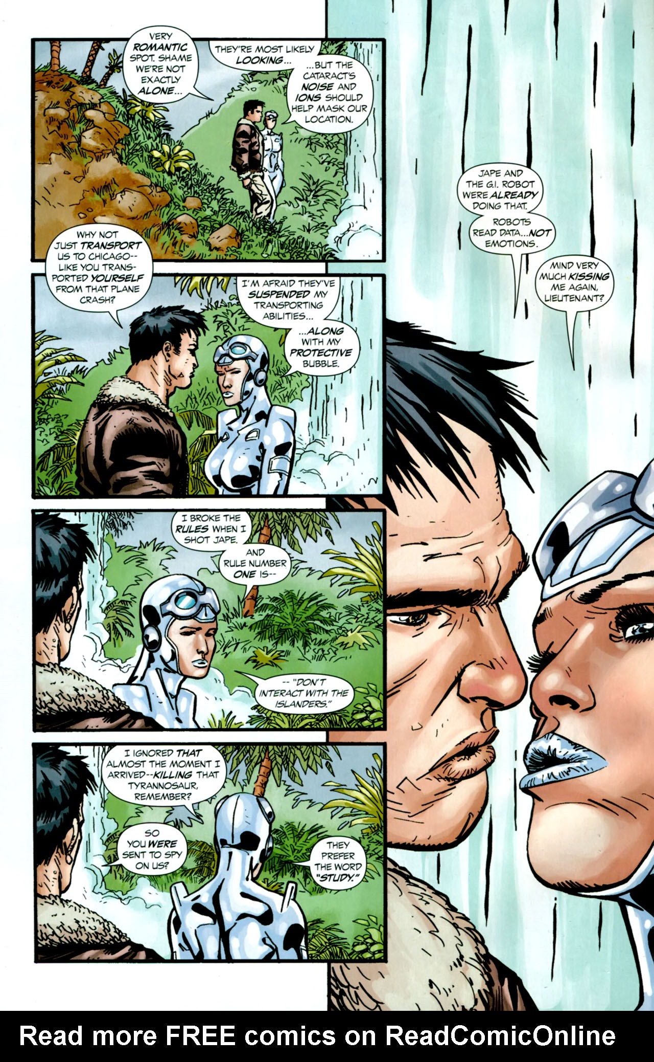 Read online The War That Time Forgot comic -  Issue #9 - 10