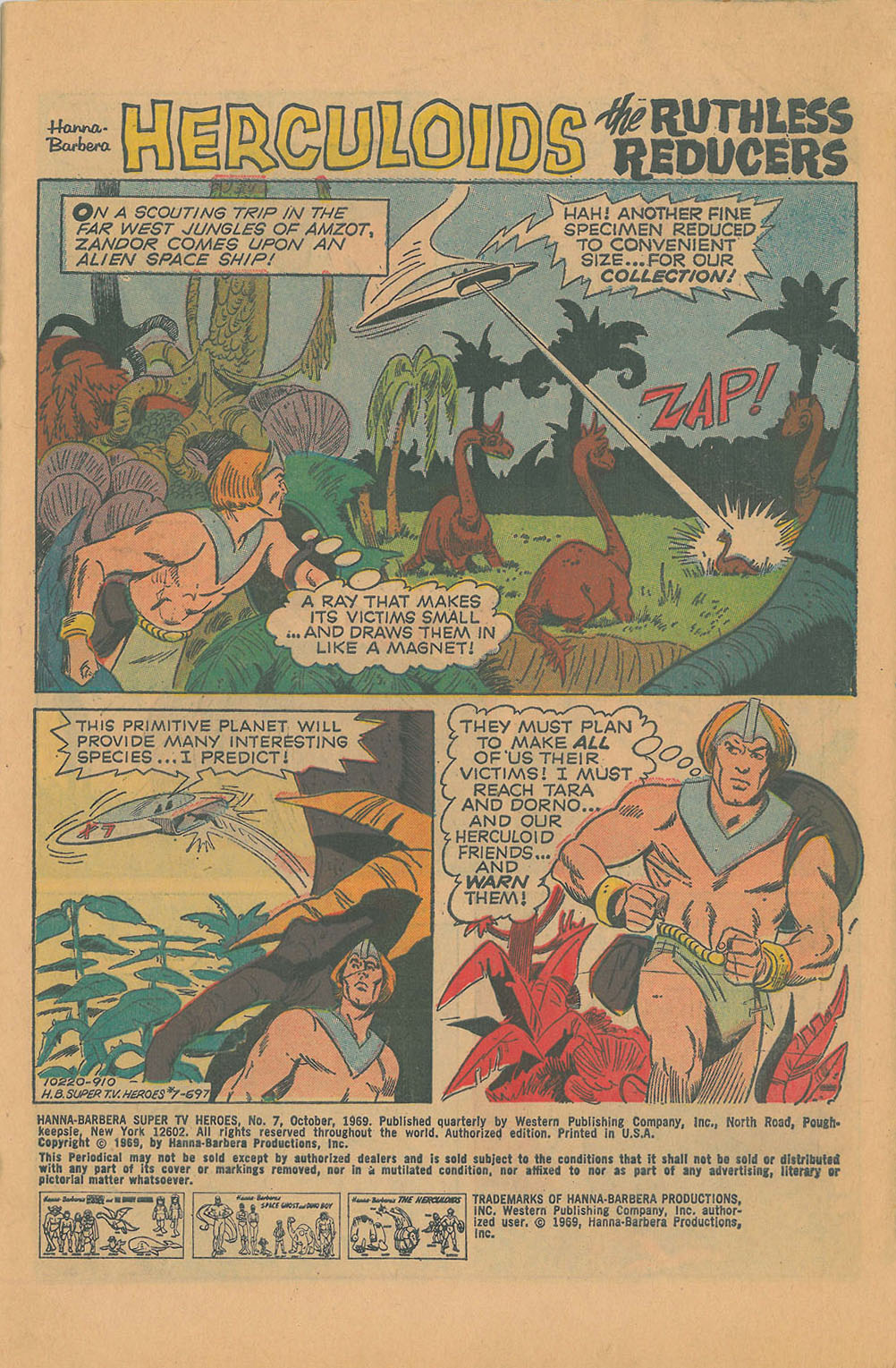 Read online Hanna-Barbera Super TV Heroes comic -  Issue #7 - 3