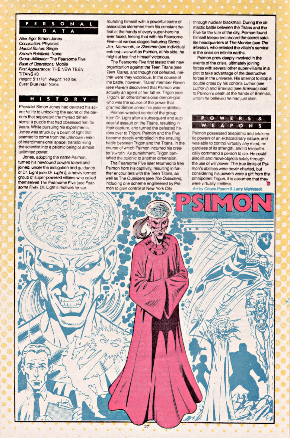 Read online Who's Who: The Definitive Directory of the DC Universe comic -  Issue #18 - 28