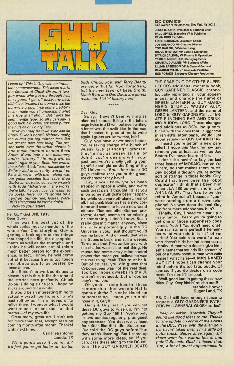 Read online Guy Gardner: Warrior comic -  Issue #19 - 24