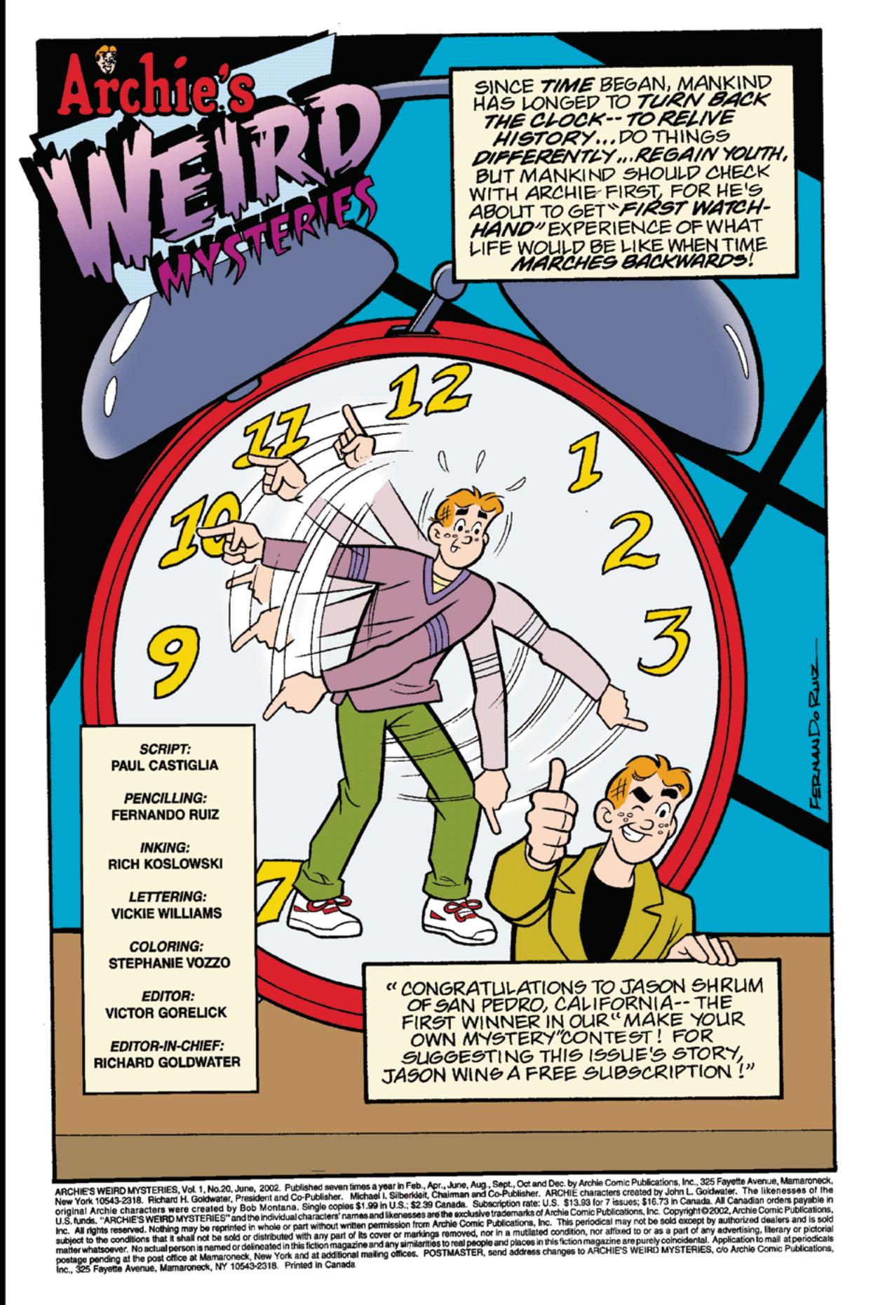 Read online Archie's Weird Mysteries comic -  Issue #20 - 2