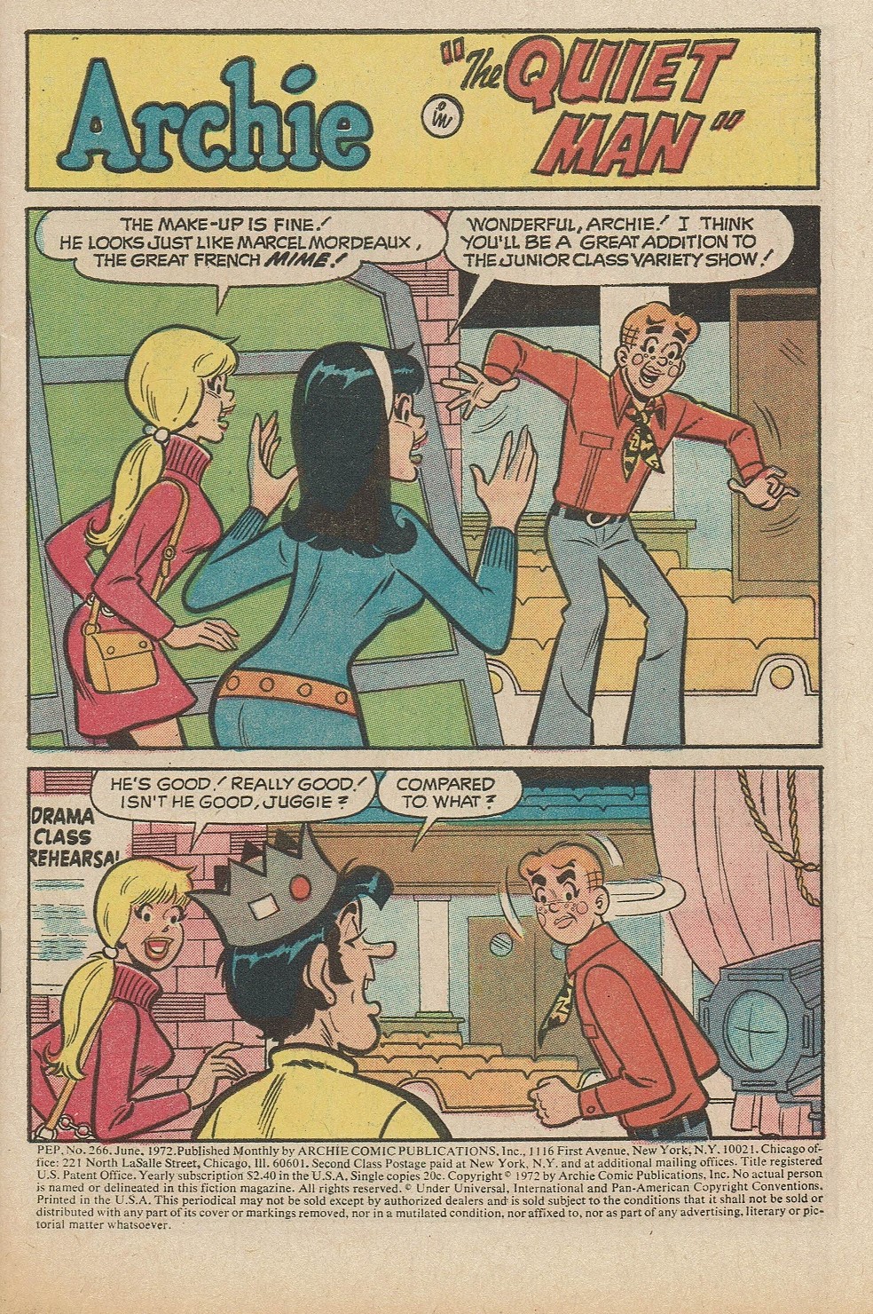 Read online Pep Comics comic -  Issue #266 - 3