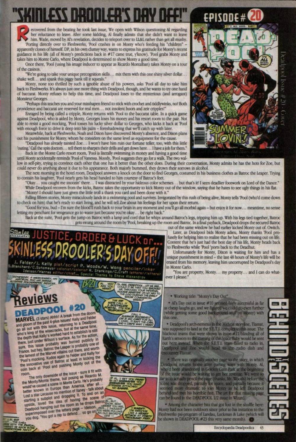 Read online Encyclopædia Deadpoolica comic -  Issue # Full - 27