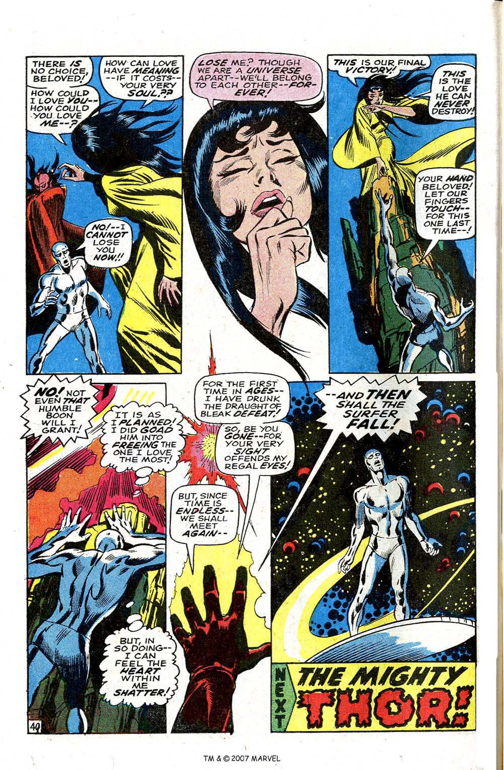 Read online Silver Surfer (1968) comic -  Issue #3 - 50