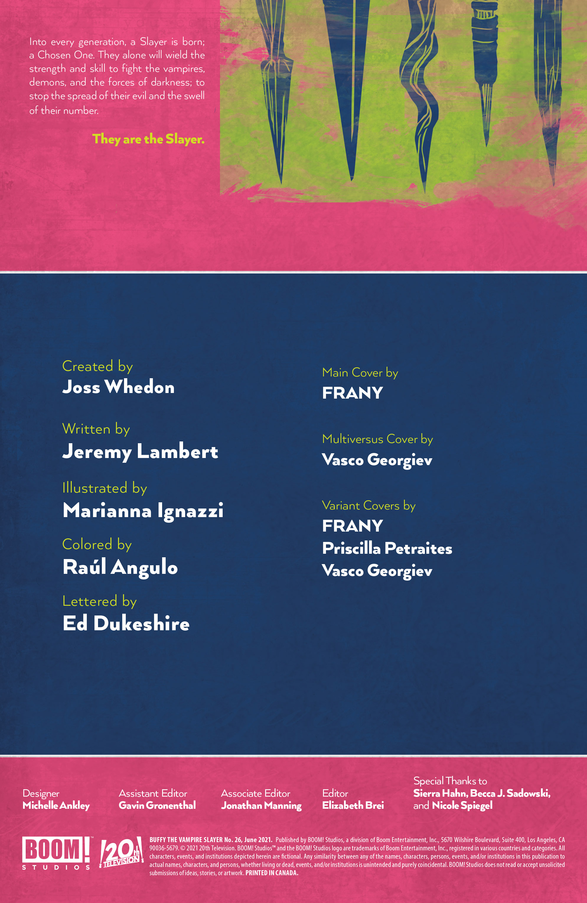 Read online Buffy the Vampire Slayer comic -  Issue #26 - 2