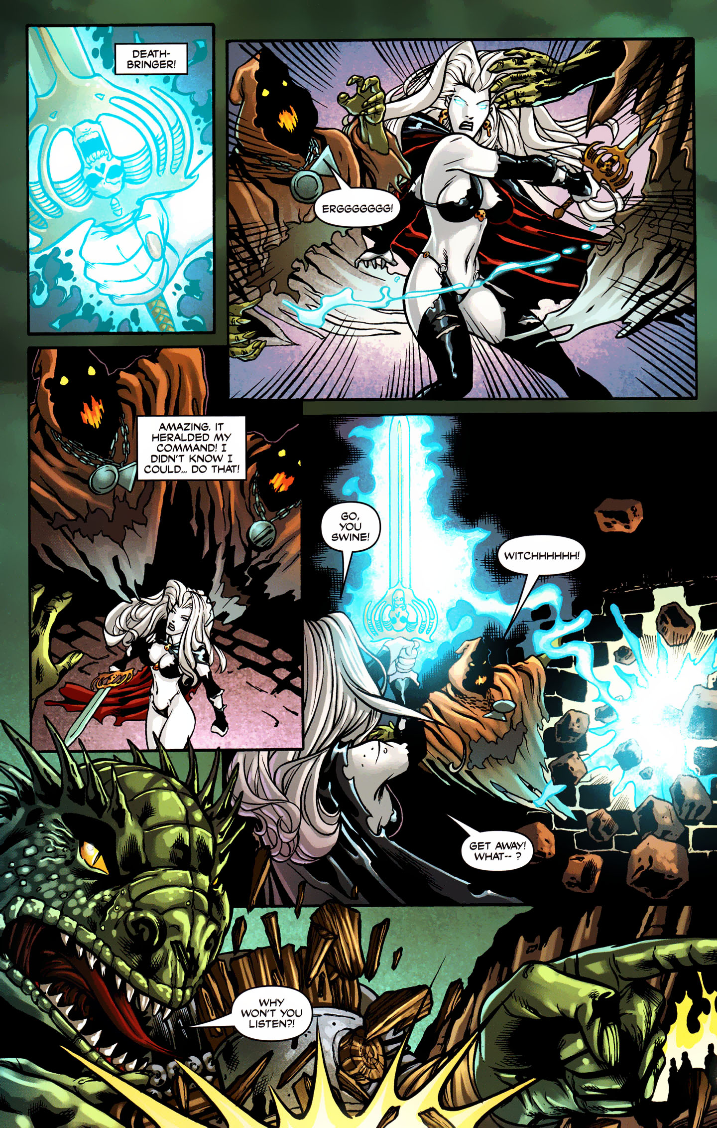 Read online Lady Death: Origins - Cursed comic -  Issue #1 - 30