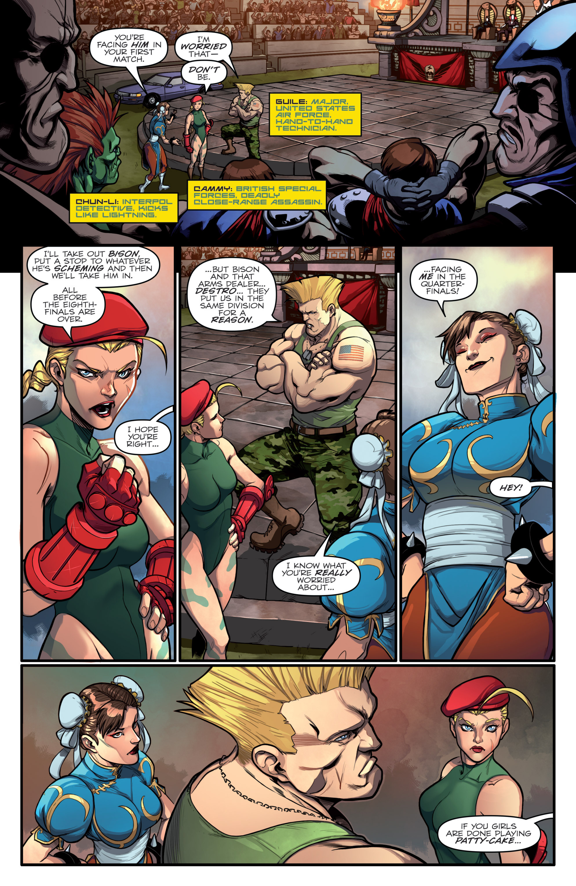 Read online Street Fighter X G.I. Joe comic -  Issue #2 - 3