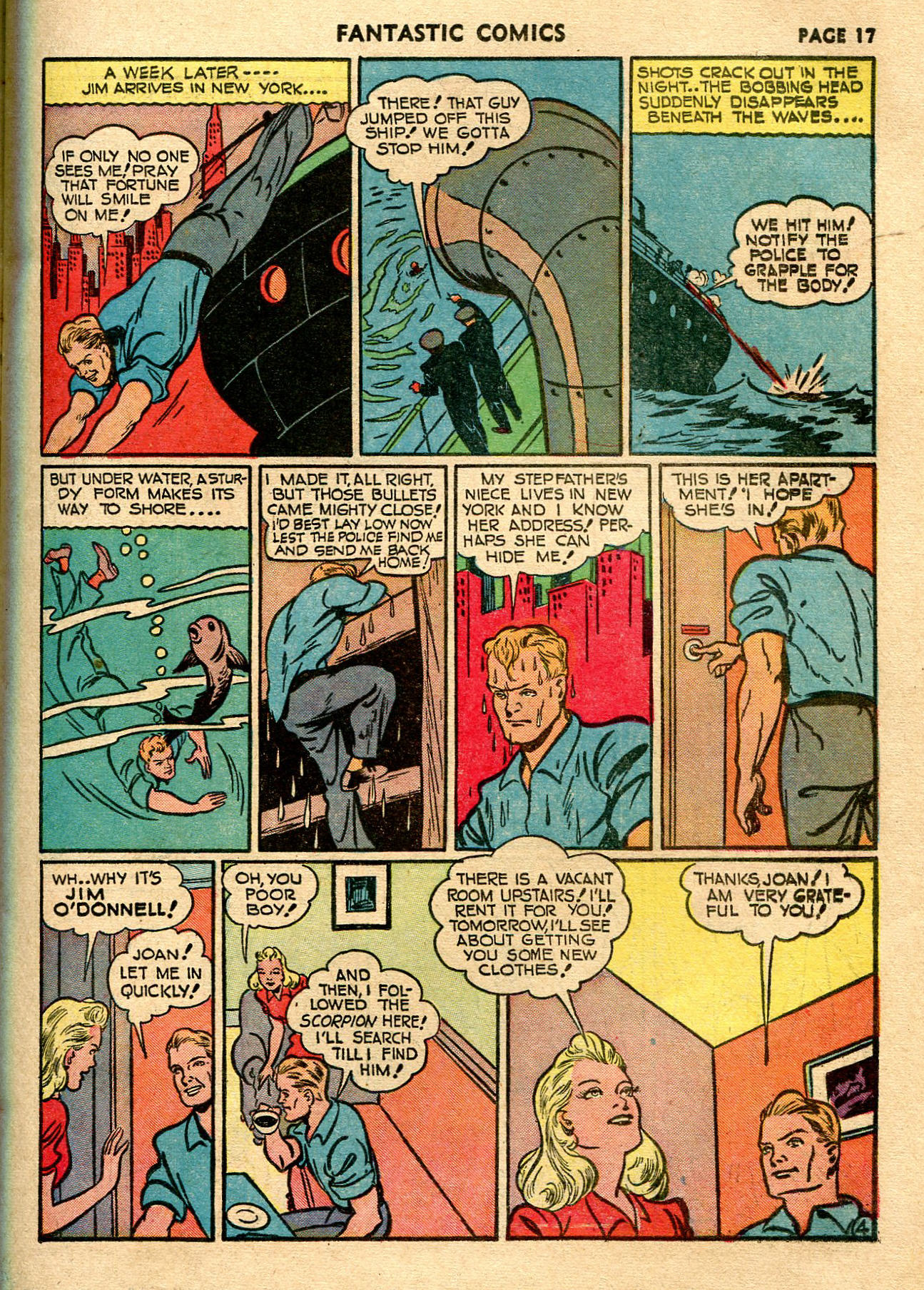 Read online Fantastic Comics comic -  Issue #21 - 19